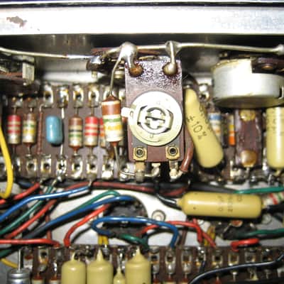 Vox AC-30/4 2-Channel 30-Watt 2x12" Guitar Combo 1960 - 1961 - Fawn image 12