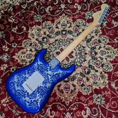 *NEW IN BOX* 2025 Fender Japan Limited Edition Indigo Paisley Stratocaster, Fender Flagship Tokyo Store Exclusive Color, MIJ JD25 image 16