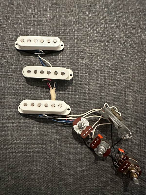 1990 Fender American Standard Stratocaster Original USA Pickups & Wiring Harness image 1