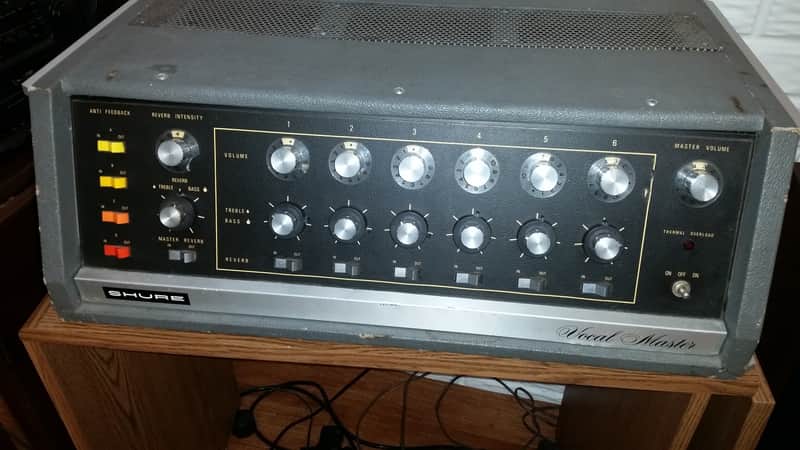 Shure Vocal Master PA and Column Speakers 1960s (two) image 1