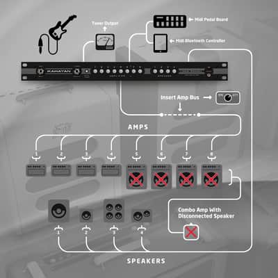 Kahayan 8x4 Amp/Speaker Selector image 3