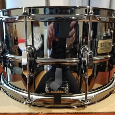 Tama LST158 SLP Big Black Steel Snare Drum - 15x8 image 8