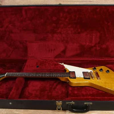 Gibson 1983 '58 Reissue Korina Explorer, Inked Serial Number, Natural image 13