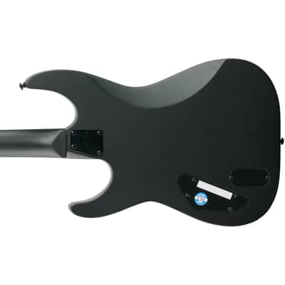 ESP LTD M-4 Black Metal Bass Guitar - Black Satin image 7