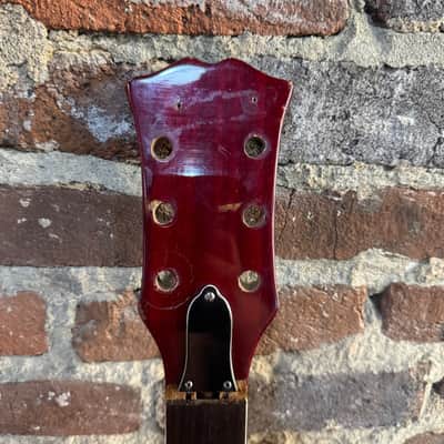 Univox / Matsumoku MIJ Lawsuit Era Hollowbody 25" Scale Neck *Truss MAXED* (1970s - Cherry)