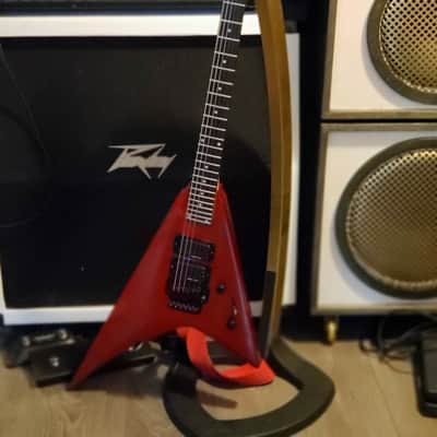 Kramer Vanguard Flying V Red Sparkle Reverse Headstock! image 13