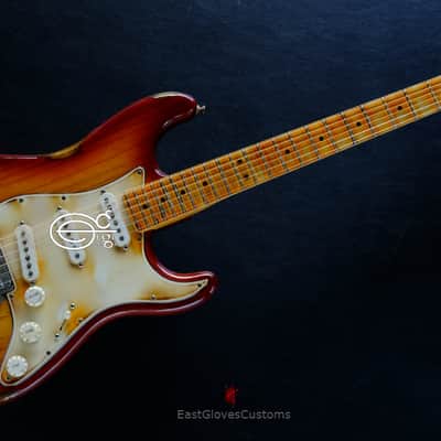 Fender Stratocaster American Sienna Sunburst Maple Made in USA Aged Relic image 11