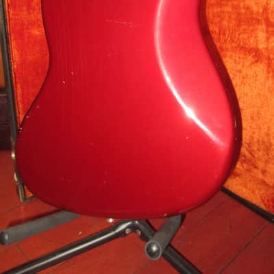 1966 Fender Jaguar Candy Apple Red w/ Matching Headstock image 4