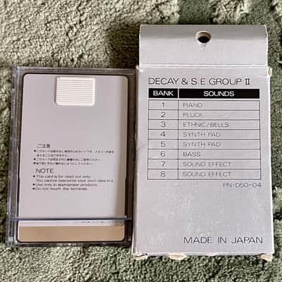 Roland D-50 PN-D50-04 Patch Memory ROM Card image 2