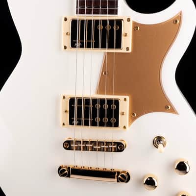 Reverend Kyle Shutt Signature 2 Ice White Electric Guitar with Case image 4