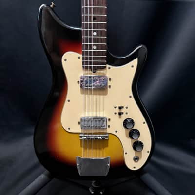 Kapa Continental 12 String Guitar - All Original - Hofner 511 Humbucker Pickups - Modern Faux Tweed Hard Case - 1966 image 3