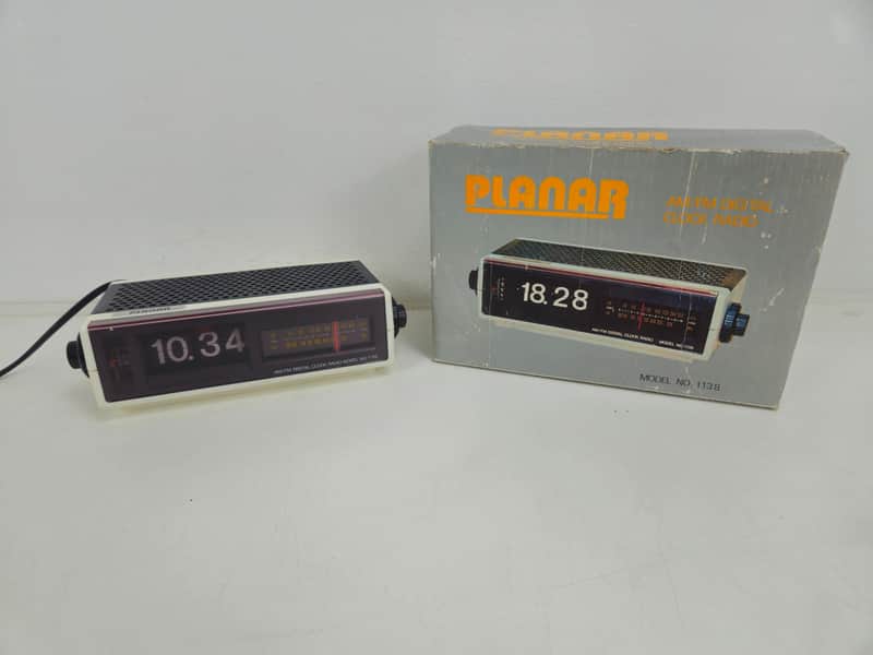 Planar - Model 1138 - AM/FM Digital Clock Radio - In Box image 1