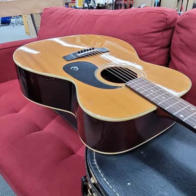 Epiphone FT-130 Caballero 1970s with Chipboard Case- Natural image 16