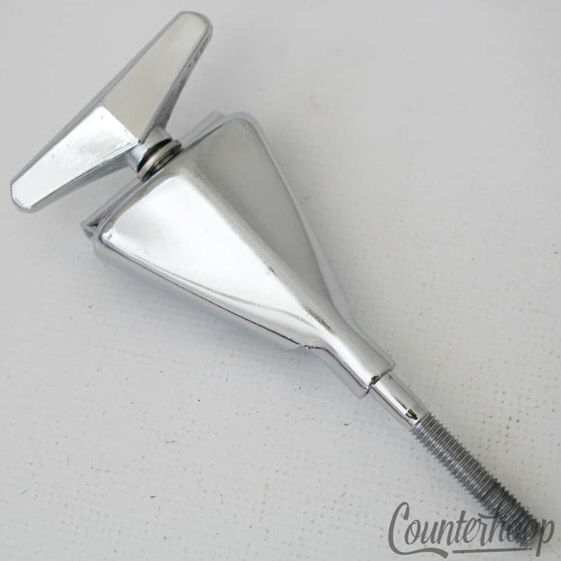 *Pearl Bass Drum Tension T-Rod+Claw Vintage 70s Chrome 4"Metric Japan Wood-Fiber image 1