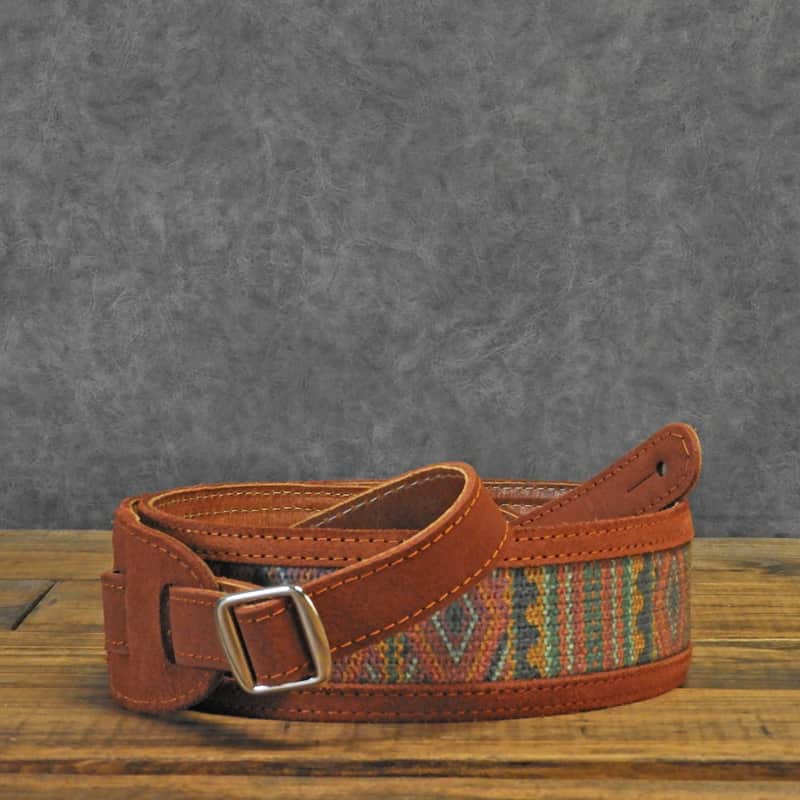 LM Gallery Series Guitar Strap New from Authorized Dealer 2025 - Brown image 1