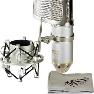MXL V67g HE Large Capsule Condenser Microphone Heritage Edition w/ Case, Shock Mount, Pop Filter, and Mic Cable image 4