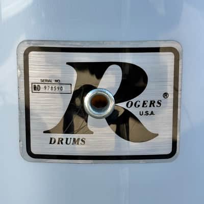 Vintage Rogers XP-8 Big R 18" Floor Tom Silver Mist Maple Shell for Drum Set image 2
