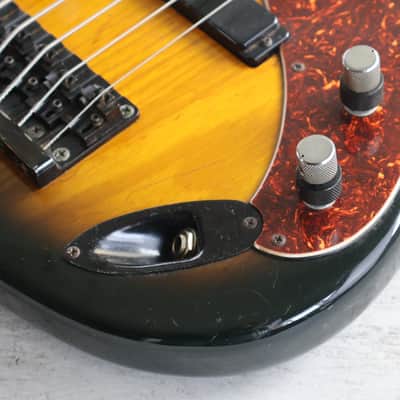 1995 Aria Pro II AVB-SB-06A Steve Bailey Signature 6-String Fretless Bass (Sunburst) image 3