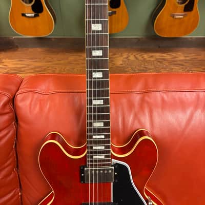 2018 Gibson Memphis '63 ES-335 Block with Varitone & Bigsby Sixties Cherry VOS image 8