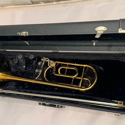King 5B Symphony Tenor Trombone w F Attachment 1979 - Lacquer Large Bore image 17