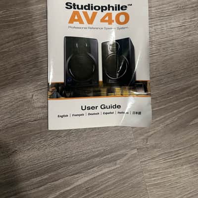 M-Audio AV40 Desktop Speakers (Pair) 2010s - Black image 3