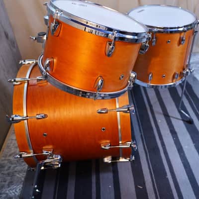Yamaha Maple Custom Absolute JAPAN drum set 8x12 13x14 16x20 - Vintage natural image 6