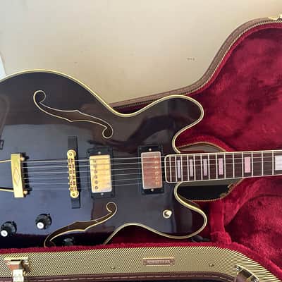 Bradley ES-55W Double Cutaway Semi-Hollow 1975 Natural Rosewood image 9