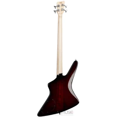 Warwick Custom Shop Reverso Rex Brown Signature Bass, Burgundy Blackburst Transparent High Polish image 8