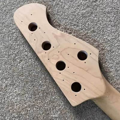 Left Handed 5 String Bass Maple Neck, Rosewood Fingerboard image 7