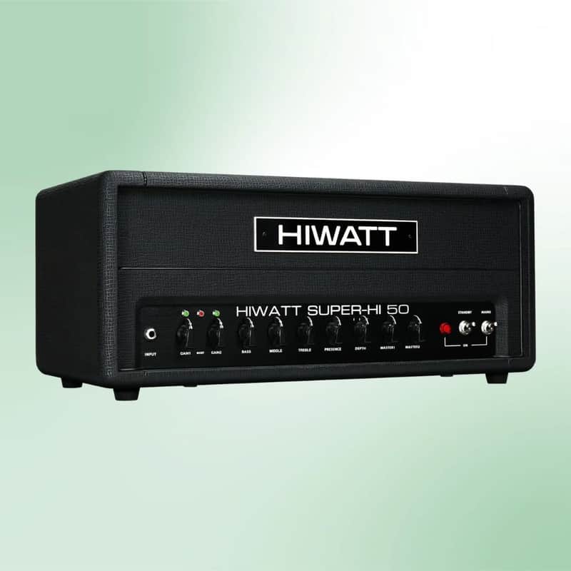 Hiwatt SUPERHI50H SUPER-HI 50 Head 50W 2-Channel Amp w/Extreme Gain image 1