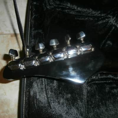 Vintage 1980's Hohner Professional EX Devil Explorer Electric Guitar w/ Case! image 10