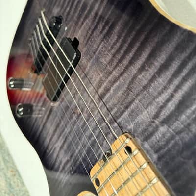 custom built Ibanez style guitar Ibanez/ESP E 2025 - Black nitro image 10