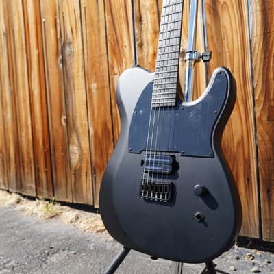 Schecter DIAMOND SERIES PT Black Ops Satin Black Open Pore 6-String Electric Guitar (2024) image 6