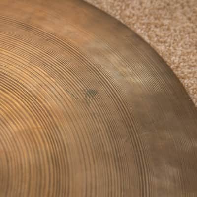 Vintage Zildjian 15" Transition Stamp Sizzle Hi Hat Cymbals 900g 1077g image 10