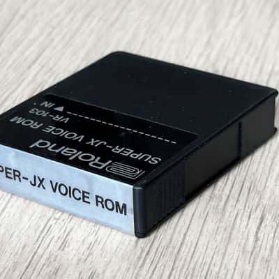 Roland Super JX / JX-10 / MKS-70 // VR-103 SOUND EFFECT Voice ROM cartridge // 80s Very Rare! image 3