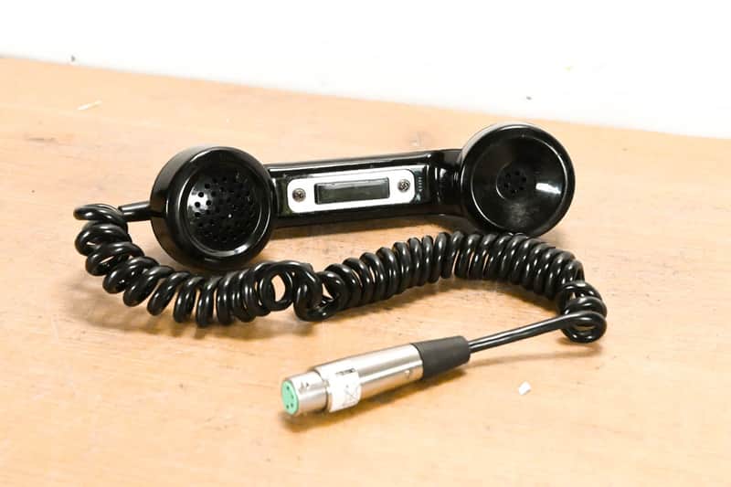 RTS HS-6A Telephone-Style Intercom Handset (Black) CG011SK image 1