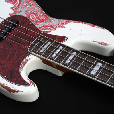 Dhatarattha DEB4 Jazz Bass 4 string - PAISLEY RELIC(Factory Mint Promotional Unit) image 10