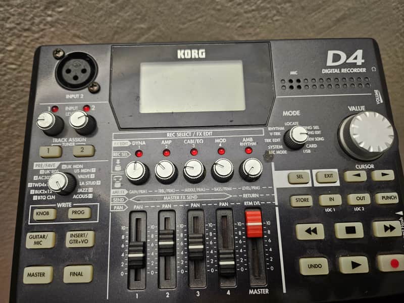 Korg D4 recorder - Metallic gray image 1