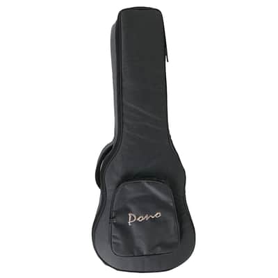 Pono BN4-2 Solid Cedar & Mahogany Nui Baritone Ukulele - Lattice Bracing image 4