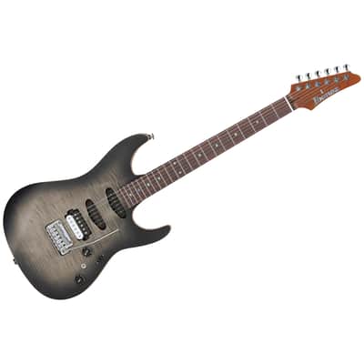 TQM2-CUF Charcoal Black Burst Flat Tom Quayle Signature Japan + Etui Ibanez image 2