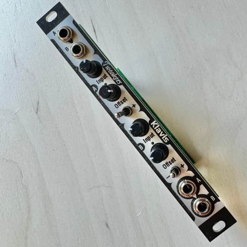 Klavis Tweakers (Black) - Dual gain/offset/polarity/mute CV processor [Never used] image 1