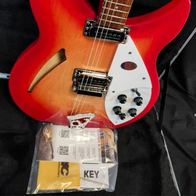 Rickenbacker 330 Fireglo, RW FB, 21 Fret, Gotoh Tuners, w/HSC image 5