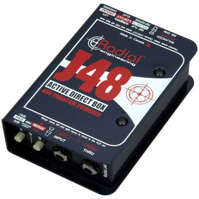Radial J48 Active 48V Phantom Power Active Direct Box image 2
