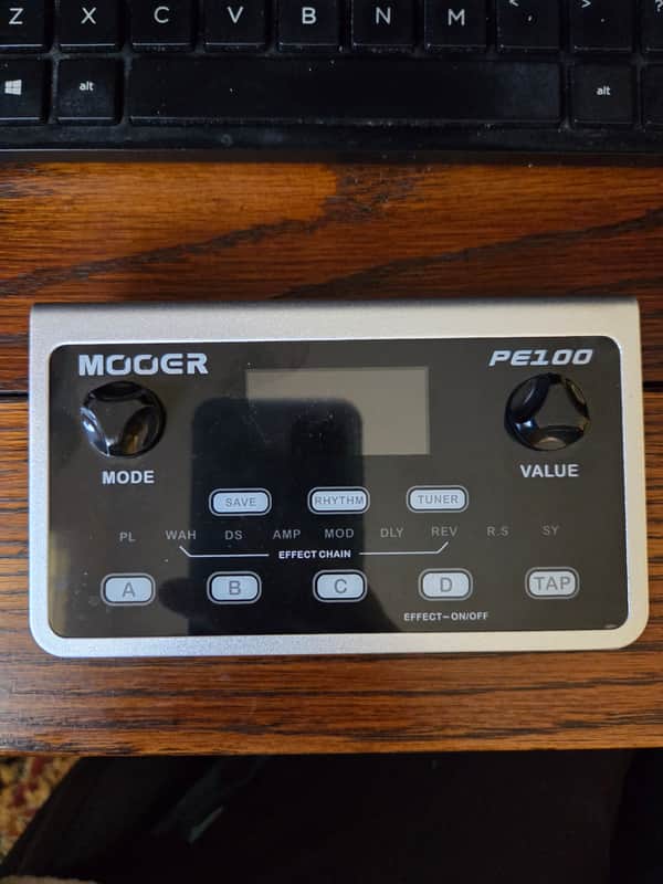Mooer PE-100 Guitar Multi-Effects 2010s - Black/Silver image 1