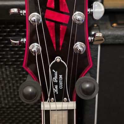 Epiphone Les Paul Custom Widow 2025 - Red Burst with hardware upgrades image 4