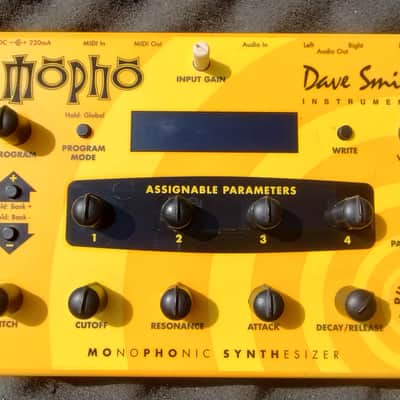 Dave Smith Instruments Mopho Desktop Monophonic Synthesizer 2008 - 2016 - Yellow image 5