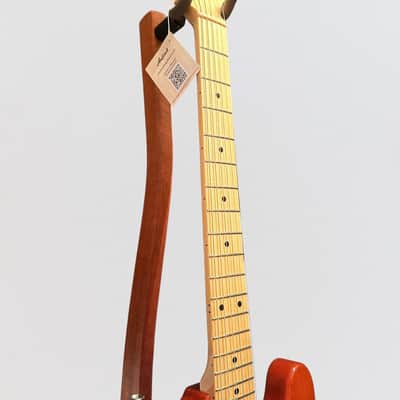 Aria TEG-TL Modern Classic Thinline Semi Hollow Tele Style Electric Guitar - Natural image 7