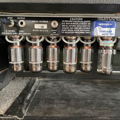 Fender Studio Bass Amp Six 6L6 Vintage Tube Head for Guitar / Bass Bassman Showman Super Twin killer image 6