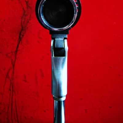 Vintage RARE 1960's Aiwa 99-4547 dynamic cardioid microphone High Z w stand Olson Monarch Lafayette prop display repair image 10