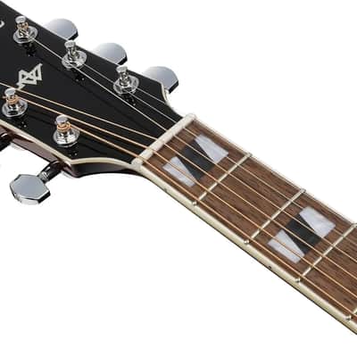 Ibanez AJ70M1E Artwood Jumbo Acoustic-Electric Guitar, Solid Spruce Top, Wine Red image 5